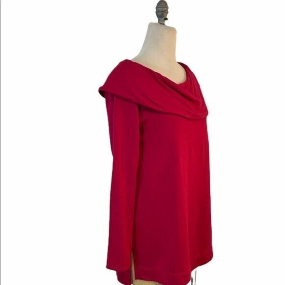 Chico's Zenergy Cozy Brushed Fleece Tunic NWOT 1 Medium - Picture 3 of 4